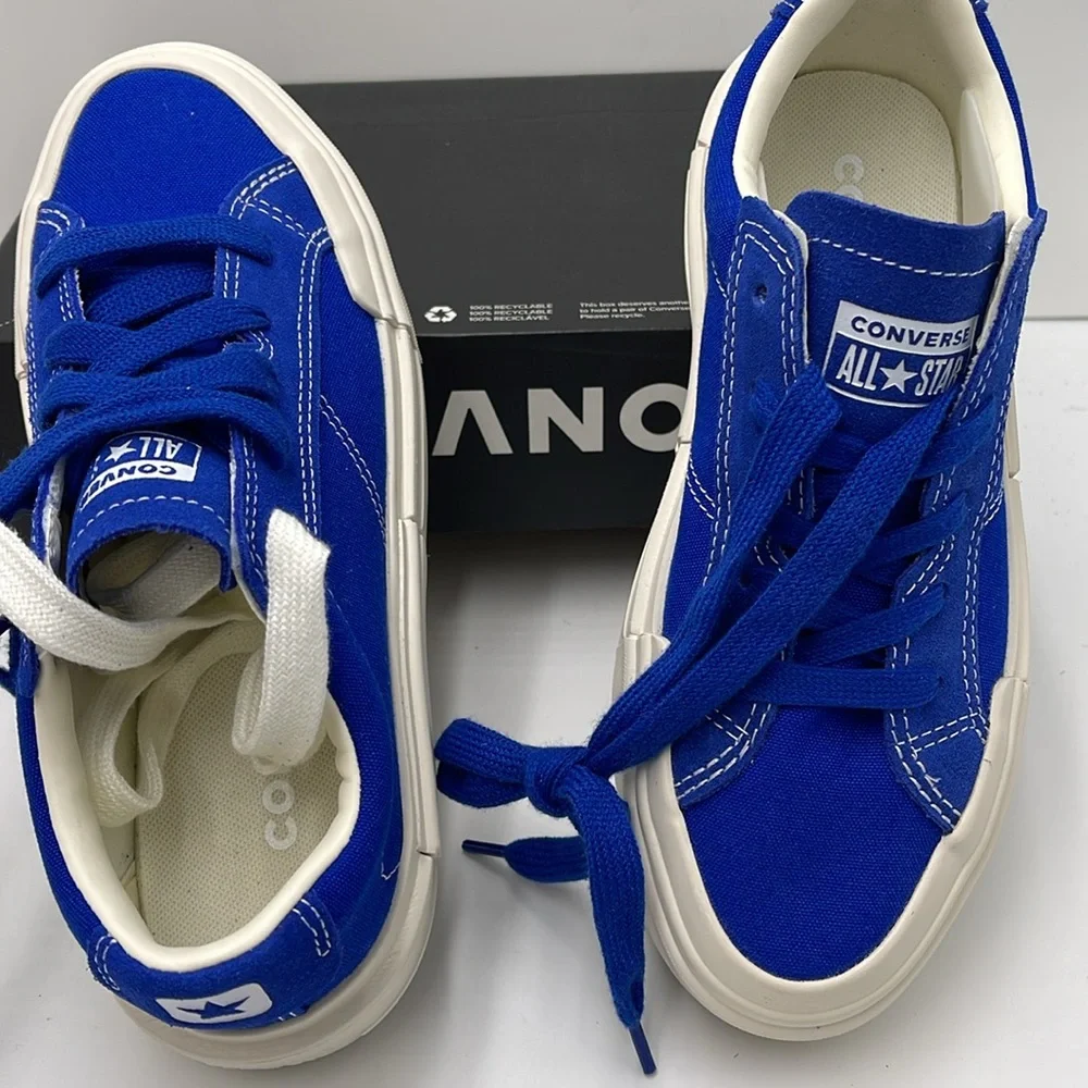 Converse WMNS CTAS CRUISE OX BLUE/WHITE/EGRET A10441C Platforms Sneakers